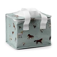Kleine lunch koeltas - Paarden Kingdom print - 20 x 15 x 14 cm - 4,7 liter Kleine lunch koeltas - Paarden Kingdom print - 20 x 15 x 14 cm - 4,7 liter