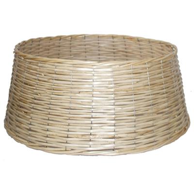 Kerstboomrok/kerstboommand - naturel - gevlochten - D50 cm en H24 cm - voor kerstboom van 180-210 cm