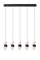 Lucide KLIGANDE - Hanglamp - LED Dimb. - 5x7,8W 2700K - Zwart