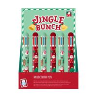 Jingle Kerstmis Meerkleurige Pen (6 kleuren)