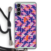 Skew Blush 3: Samsung Galaxy S21 Transparant Hoesje met koord