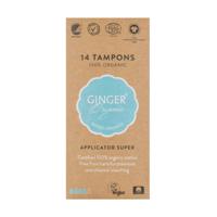 Ginger Organic Tampon super met applicator Ginger Organic Tampon super met applicator