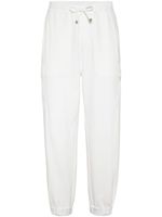 Brunello Cucinelli pantalon de jogging en coton mélangé - Blanc