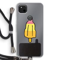 Raketijsje: Pixel 4a Transparant Hoesje met koord