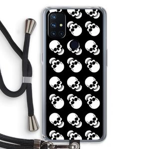 Musketon Skulls: OnePlus Nord N10 5G Transparant Hoesje met koord