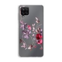 Mooie bloemen: Samsung Galaxy A12 Transparant Hoesje