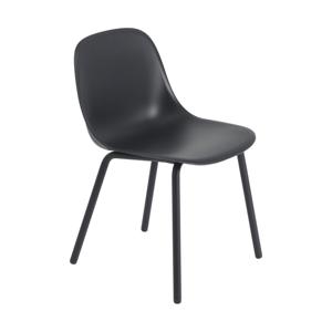 Muuto Fiber Side tuinstoel Anthracite black