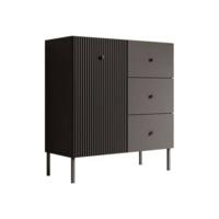 Meubella Dressoir Vermont - Antraciet - 90 cm