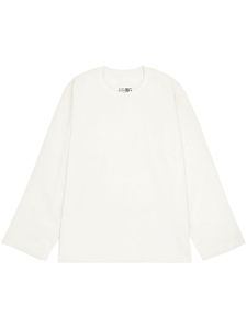 MM6 Maison Margiela t-shirt en coton à col rond - Blanc