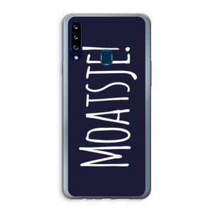 Moatsje!: Samsung Galaxy A20s Transparant Hoesje