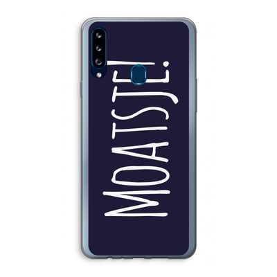 Moatsje!: Samsung Galaxy A20s Transparant Hoesje