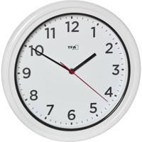 TFA Dostmann 60.3078.02 Outdoorhorloge Kwarts 330 mm x 52 mm Wit Spatwaterdicht