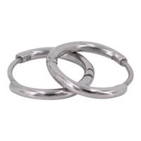 Kalli Oorringen Rond Smal Zilver 1.1 cm | 1894