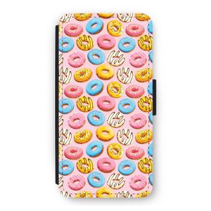 Pink donuts: iPhone 12 Pro Flip Hoesje