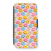 Pink donuts: iPhone 12 Pro Flip Hoesje