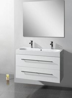 Badmeubel Compact Line 100 Hoogglans Wit