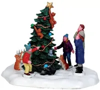 Lemax christmas catastrophe kerstdorp tafereel 2017