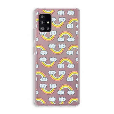 Regenboog: Samsung Galaxy A51 5G Transparant Hoesje