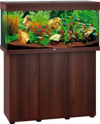 Juwel aquarium Rio 180 LED met filter donkerbruin - Gebr de boon Juwel aquarium Rio 180 LED met filter donkerbruin - Gebr de boon