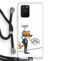 GSM secure: Samsung Galaxy S10 Lite Transparant Hoesje met koord GSM secure: Samsung Galaxy S10 Lite Transparant Hoesje met koord