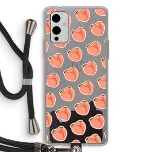 Just peachy: OnePlus 9 Transparant Hoesje met koord