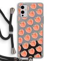 Just peachy: OnePlus 9 Transparant Hoesje met koord