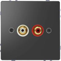 Merten MEG4350-6034 Luidsprekerstekkerdoos System Design Antraciet 1 stuk(s)