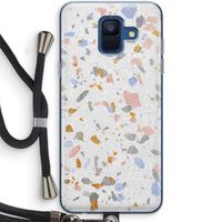 Terrazzo N°8: Samsung Galaxy A6 (2018) Transparant Hoesje met koord