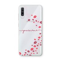 Kusjes: Samsung Galaxy A70 Transparant Hoesje Kusjes: Samsung Galaxy A70 Transparant Hoesje