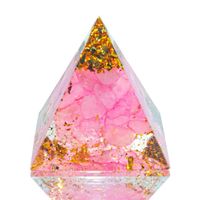 Piramide van Roze Kristal Natuursteen - Overige Edelsteensoorten - Spiritueelboek.nl