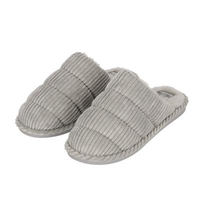Apollo Pantoffels Dames Corduroy Grijs-41/42