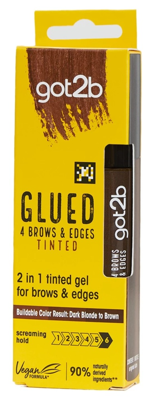 Schwarzkopf Got2b Glued 2-in-1 Brows & Edges Donkerbruin