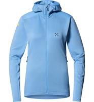 Haglofs L.I.M Mid Multi II Hood Fleece Dames Sky Blue M
