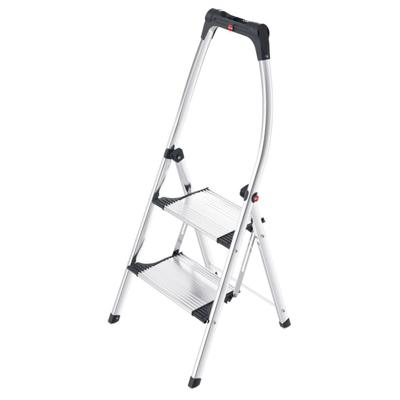 Hailo 4302-301 k100 topline trap 2 treden zilver/zwart