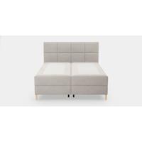 by fonQ Novae Boxspring met Opbergruimte 160 x 200 cm - Beige / Zwart