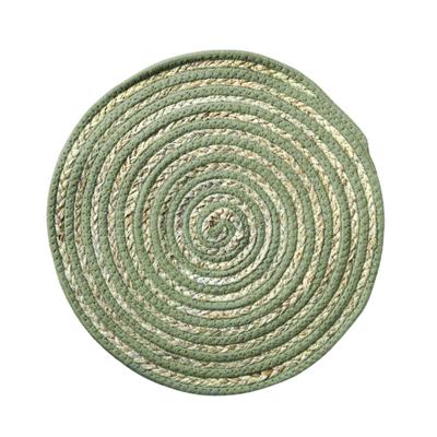 Placemat Versa Groen Polyester Katoen 38 x 1 x 38 cm