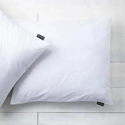 Kussenslopen Percale Katoen 2 PACK Effen Wit Presence - Dekbed-Discounter.nl