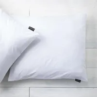 Kussenslopen Percale Katoen 2 PACK Effen Wit Presence - Dekbed-Discounter.nl