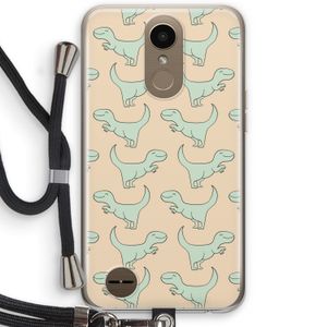 Dinos: LG K10 (2017) Transparant Hoesje met koord