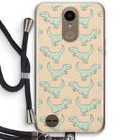 Dinos: LG K10 (2017) Transparant Hoesje met koord Dinos: LG K10 (2017) Transparant Hoesje met koord