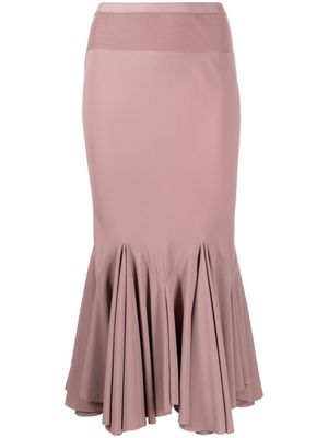 Rick Owens jupe Knee Divine - Rose