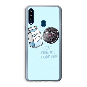 Best Friend Forever: Samsung Galaxy A20s Transparant Hoesje