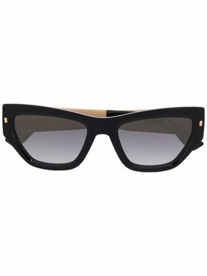 DSQUARED2 EYEWEAR lunettes de soleil Hype à plaque logo - Noir