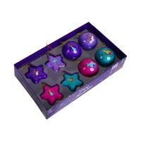 Box kerstbal plastic 60mm aladdin 8st - Kurt s adler