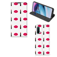 OnePlus Nord CE 5G Hoesje met Magneet Lipstick Kiss - thumbnail