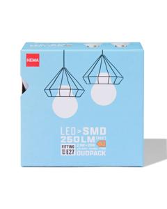 HEMA Led Kogel Smd E27 2.9W 250lm - 2 Stuks