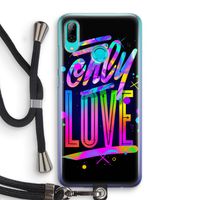 Only Love: Huawei P Smart (2019) Transparant Hoesje met koord