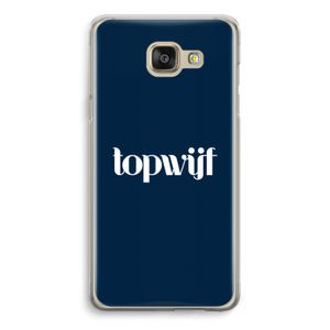 Topwijf Navy: Samsung Galaxy A5 (2016) Transparant Hoesje