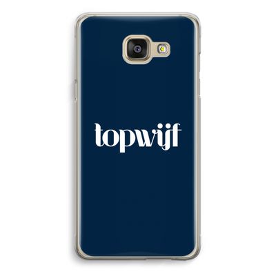 Topwijf Navy: Samsung Galaxy A5 (2016) Transparant Hoesje