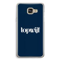Topwijf Navy: Samsung Galaxy A5 (2016) Transparant Hoesje